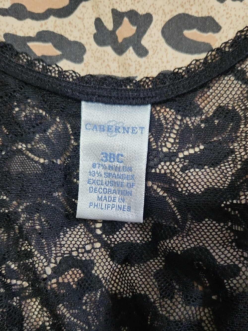 Cabernet Black Lace Underwire Camisole Tank - Picture 5 of 5